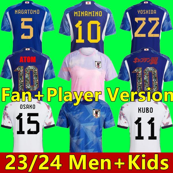 tsubasa minamino japan soccer jerseys 2023 japanese honda kagawa okazaki 22 23 world atom cup fans player version home away football shirts, Black;yellow
tsubasa minamino japan soccer jerseys 2023 japanese honda kagawa okazaki 22 23 world atom cup fans player version home away football shirts, Black;yellow