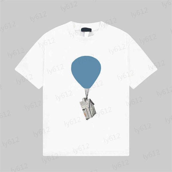 early spring designer mens t shirts white versatile loose casual luxury blue air balloon house printed short sleeve cotton t-shirt male clot, White;black
early spring designer mens t shirts white versatile loose casual luxury blue air balloon house printed short sleeve cotton t-shirt male clot, White;black