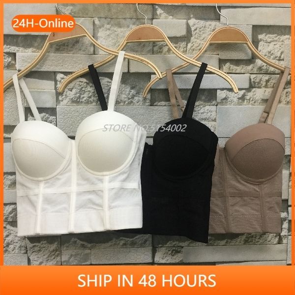 women's tanks camis s l xl 2xl fashion mesh push up bralet women's corset bustier bra night club party fashion long cropped vest, White
women's tanks camis s l xl 2xl fashion mesh push up bralet women's corset bustier bra night club party fashion long cropped vest, White