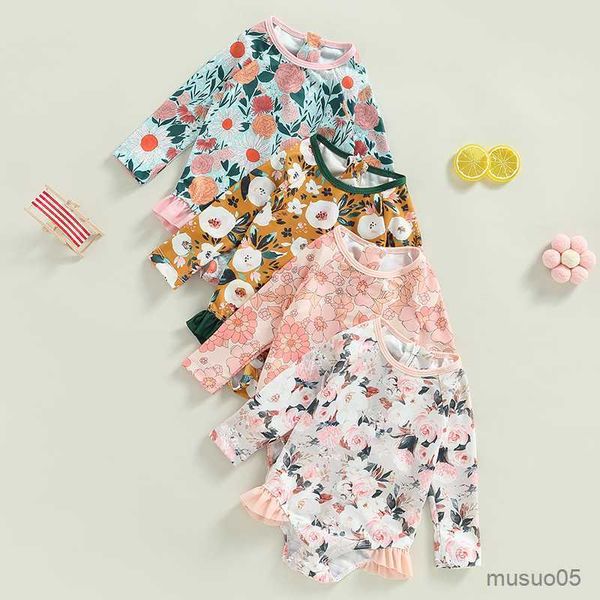 two-pieces toddler kids baby girls swimwear knitted front zipper long sleeve ruffles summer swimsuit jumpsuits bathing swimming suit, Blue
two-pieces toddler kids baby girls swimwear knitted front zipper long sleeve ruffles summer swimsuit jumpsuits bathing swimming suit, Blue