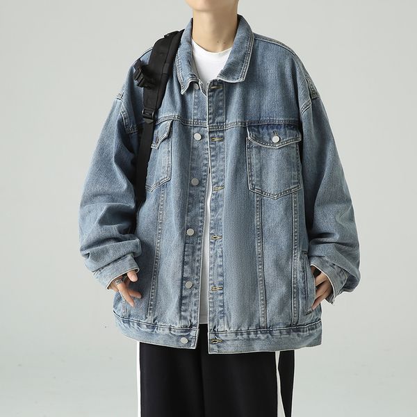 men's jackets autumn men's fashion denim jacket korean oversize loose casual jeans coats light blue fashion streetwear brand cloth, Black;brown
men's jackets autumn men's fashion denim jacket korean oversize loose casual jeans coats light blue fashion streetwear brand cloth, Black;brown