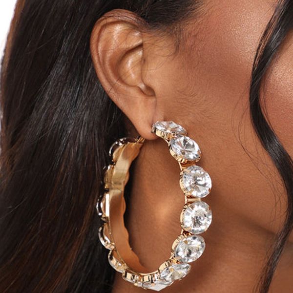 charm new accessories trend round rhinestone ear ring fashion club wind super flash earringsunique designer shiny creative, Golden
charm new accessories trend round rhinestone ear ring fashion club wind super flash earringsunique designer shiny creative, Golden