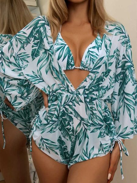 women's plus size swimwear 2023 new women swimsuit bikinis with mesh long sleeve beach playsuit cover up 3 piece bikini set printed swi, Black
women's plus size swimwear 2023 new women swimsuit bikinis with mesh long sleeve beach playsuit cover up 3 piece bikini set printed swi, Black