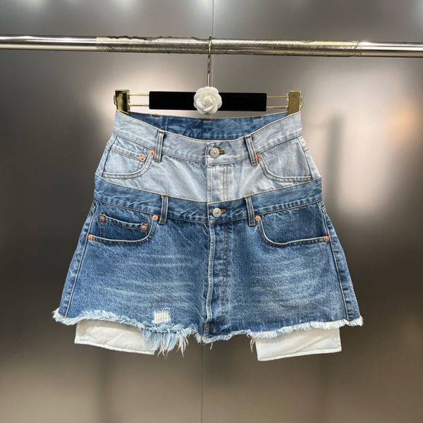skirts borvemays 2023 spring summer fashion trend patchwork contrasting colors high waist aline mini denim skirt wz1040 230508, Black
skirts borvemays 2023 spring summer fashion trend patchwork contrasting colors high waist aline mini denim skirt wz1040 230508, Black