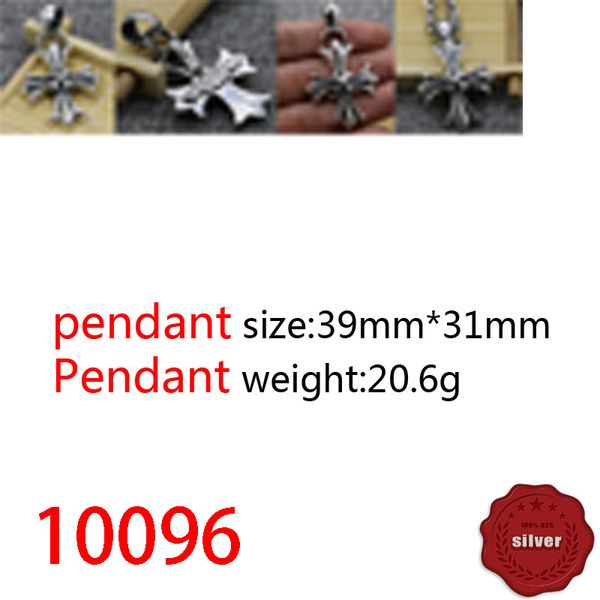10096 european and american pendant jewelry s925 sterling silver fashion personality punk hip-hop double layered cross flower pendant classi
10096 european and american pendant jewelry s925 sterling silver fashion personality punk hip-hop double layered cross flower pendant classi