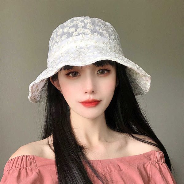 wide brim hats korean small daisy embroidered bucket hats women thin summer sunscreen travel japanese lace breathable sunshade basin hat aa2, Blue;gray
wide brim hats korean small daisy embroidered bucket hats women thin summer sunscreen travel japanese lace breathable sunshade basin hat aa2, Blue;gray