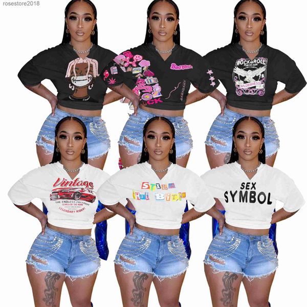 20223 women's t shirt v neck women's fashion printing short sleeve women's shirt 6 colors, White
20223 women's t shirt v neck women's fashion printing short sleeve women's shirt 6 colors, White