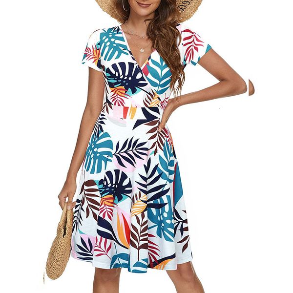 party dresses summer woman floral print elegant for women midi dress short sleeve v neck printed bohemian beach casual brea 230508, White;black
party dresses summer woman floral print elegant for women midi dress short sleeve v neck printed bohemian beach casual brea 230508, White;black