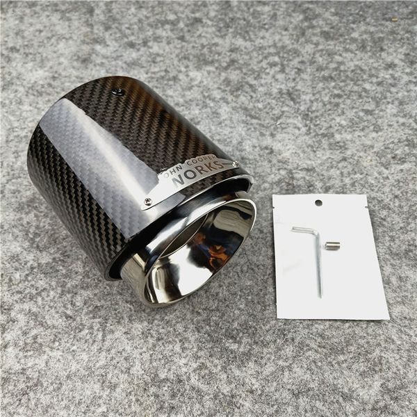 one pcs car exhaust tail pipes carbon fiber for mini cooper f54 f55 f56 f57 f60 r55 r56 r57 r58 r59 r60 r61
one pcs car exhaust tail pipes carbon fiber for mini cooper f54 f55 f56 f57 f60 r55 r56 r57 r58 r59 r60 r61