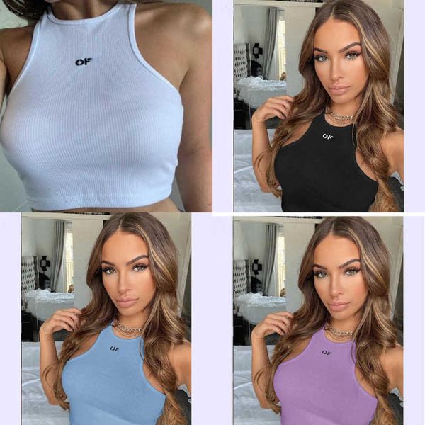 women clothes casual designer tees crop embroidery shoulder black tank casual sleeveless backless shirts luxury solid color vest, White
women clothes casual designer tees crop embroidery shoulder black tank casual sleeveless backless shirts luxury solid color vest, White