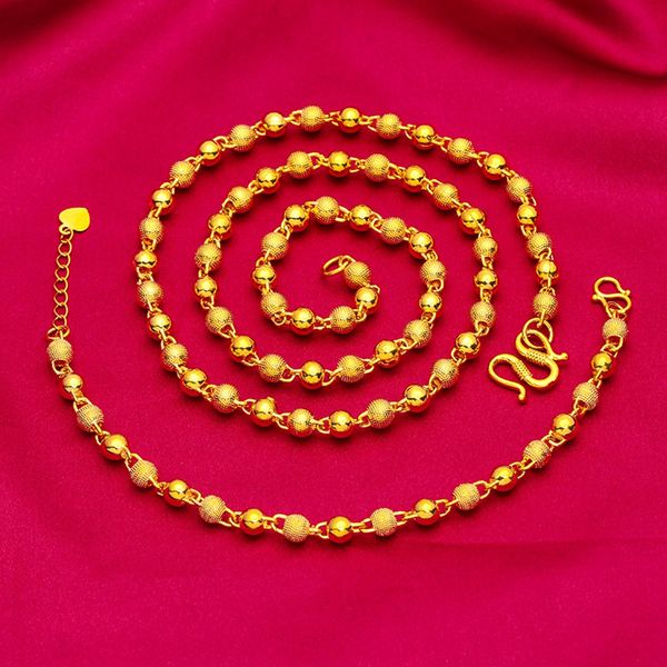 men necklace bracelet jewelry set beads chain solid real 18k yellow gold filled male clavicle collar wrist link hip hop accessories gift, Silver
men necklace bracelet jewelry set beads chain solid real 18k yellow gold filled male clavicle collar wrist link hip hop accessories gift, Silver