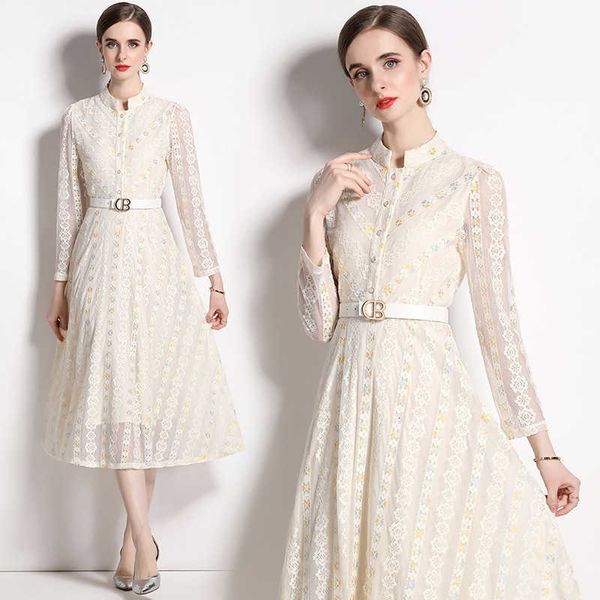 2023 new european and american fashion trend lace embroidery dress clothing ladies casual dresses, Black;gray
2023 new european and american fashion trend lace embroidery dress clothing ladies casual dresses, Black;gray