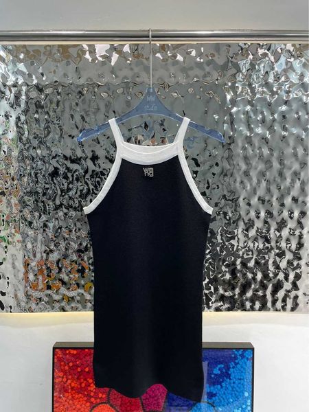 aw23ss spring and summer new slim knitted dress black and white color-blocking slim dress, Black;gray
aw23ss spring and summer new slim knitted dress black and white color-blocking slim dress, Black;gray