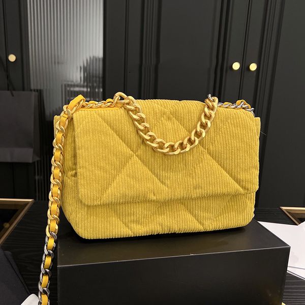 womens 19 series corduroy quilted bags classic mood flap yellow fuchsia black grey green gold metal matelasse chain crossbody shoulder desig
womens 19 series corduroy quilted bags classic mood flap yellow fuchsia black grey green gold metal matelasse chain crossbody shoulder desig