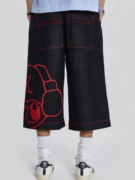 men's jeans summer loose cropped printed embroidery casual wide leg hip hop streetwear harajuku y2k high street pants 2023 230509, Blue
men's jeans summer loose cropped printed embroidery casual wide leg hip hop streetwear harajuku y2k high street pants 2023 230509, Blue