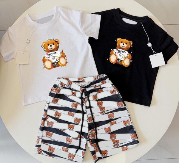 kids clothing sets boys girls tracksuits suit letters print 2pcs designer t shirt short pants suits chidlren casual sport clothes 100-160, White
kids clothing sets boys girls tracksuits suit letters print 2pcs designer t shirt short pants suits chidlren casual sport clothes 100-160, White