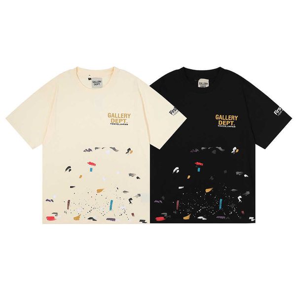 summer fashion splash graffiti high street men's and women's loose casual short sleeve t-shirt, Black;white
summer fashion splash graffiti high street men's and women's loose casual short sleeve t-shirt, Black;white