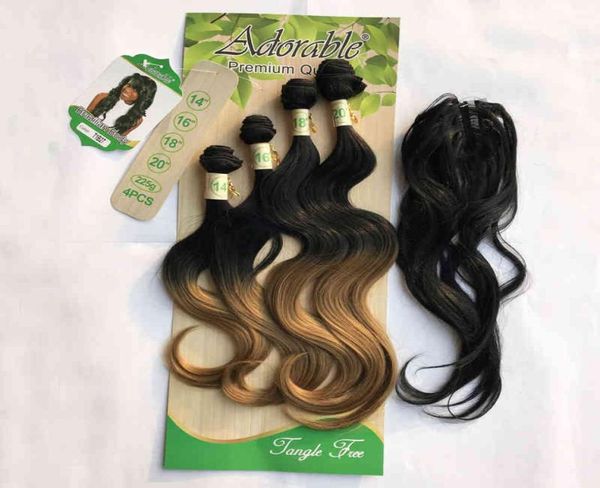adorable synthetic hair extension weave bundles with closure brazilian body wave 4pcs1 set 1420inch natural color african h2205881416, Black
adorable synthetic hair extension weave bundles with closure brazilian body wave 4pcs1 set 1420inch natural color african h2205881416, Black