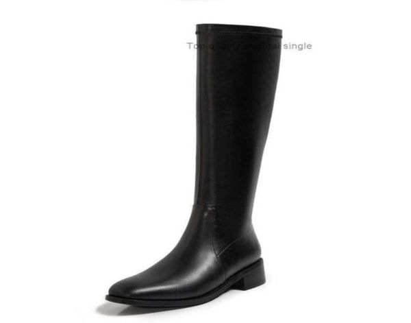 genuine leather slip on long boot outdoor cool ladies footwear knee high boots for women shoes low heels fashion winter6280974, Black
genuine leather slip on long boot outdoor cool ladies footwear knee high boots for women shoes low heels fashion winter6280974, Black
