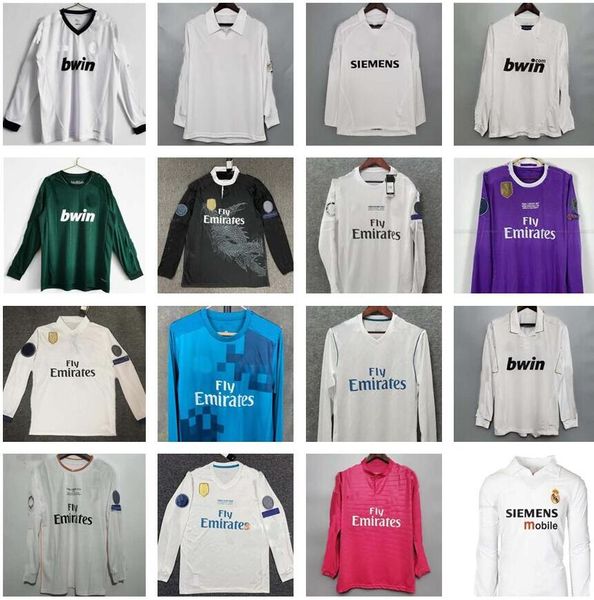 kaka benzema retro soccer jerseys di maria alonso ronaldo modric higuain real madrids classic vintage football shirt long sleeve 01 02 05 06, Black;gray
kaka benzema retro soccer jerseys di maria alonso ronaldo modric higuain real madrids classic vintage football shirt long sleeve 01 02 05 06, Black;gray