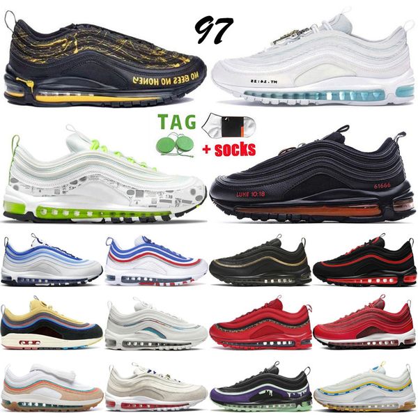 2023 cushion og 97 mens running shoes designer bees mschf x satan lucky and good blue berry sun club milk sail volt reflective 97s men sneak
2023 cushion og 97 mens running shoes designer bees mschf x satan lucky and good blue berry sun club milk sail volt reflective 97s men sneak