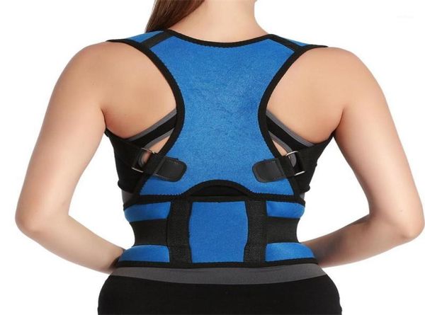 adjustable back corrector brace support belt clavicle spine shoulder lumbar posture correction5198080, Black;blue
adjustable back corrector brace support belt clavicle spine shoulder lumbar posture correction5198080, Black;blue