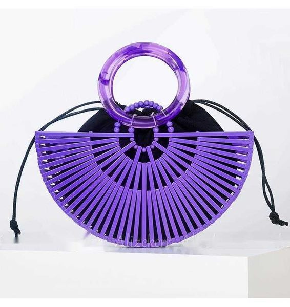 evening bags vintage half round bamboo beach handbags women 2023 summer hollow out handle woven straw holiday 230427
evening bags vintage half round bamboo beach handbags women 2023 summer hollow out handle woven straw holiday 230427