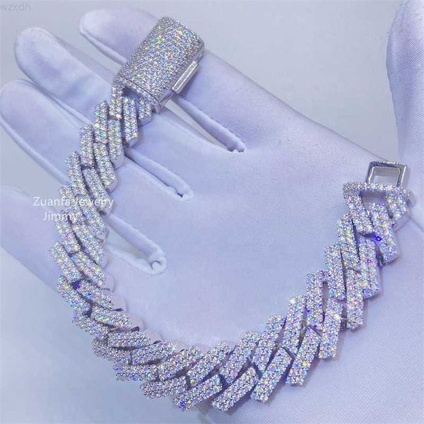 pass diamond tester 925 sterling silver iced out jewelry 10mm two row moissanite box clasp cuban bracelet chain
pass diamond tester 925 sterling silver iced out jewelry 10mm two row moissanite box clasp cuban bracelet chain