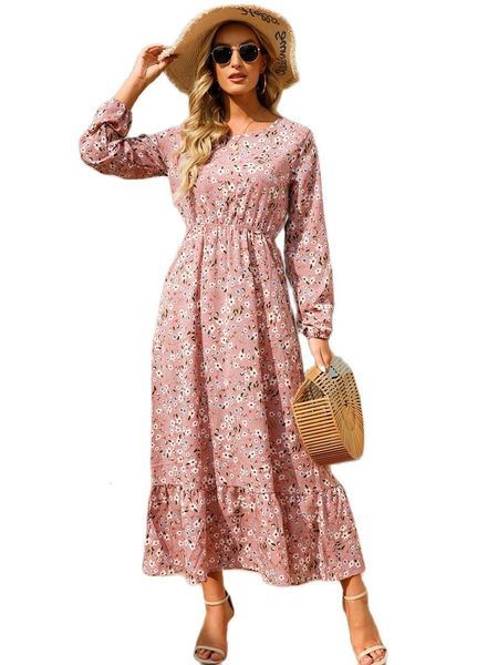 party dresses women floral printed long casual o neck sleeve ladies elegant chic high waist pullover a line beach skirt 230508, White;black
party dresses women floral printed long casual o neck sleeve ladies elegant chic high waist pullover a line beach skirt 230508, White;black