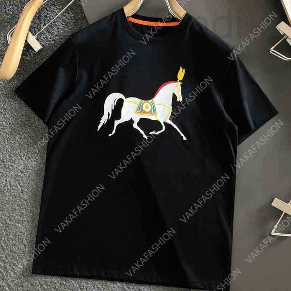 men's t-shirts luxurioust shirts h black high-grade horse embroidery round neck slim fitting t-shirt 2022 summer short sleeve sfty, White;black
men's t-shirts luxurioust shirts h black high-grade horse embroidery round neck slim fitting t-shirt 2022 summer short sleeve sfty, White;black