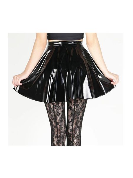 dresses skirt women shiny latex leather pleated skirts mini bodycon folds pencil skirts short pu skirts y2k, White;black
dresses skirt women shiny latex leather pleated skirts mini bodycon folds pencil skirts short pu skirts y2k, White;black