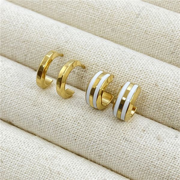 titanium steel wide edition earrings for women's earrings, exquisite and simple fashion jewelry for women's holiday gifts, Golden;silver
titanium steel wide edition earrings for women's earrings, exquisite and simple fashion jewelry for women's holiday gifts, Golden;silver
