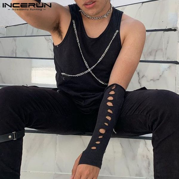 mens tank solid color chain decoration streetwear oneck sleeveless vests summer fashion clothing s5xl incerun 230509, White;black
mens tank solid color chain decoration streetwear oneck sleeveless vests summer fashion clothing s5xl incerun 230509, White;black