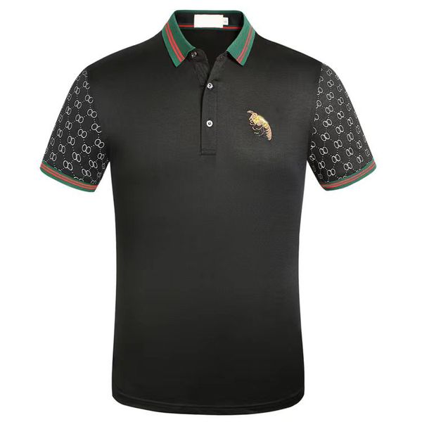 high end embroidered short sleeved cotton polo shirt men s t shirt korean fashion clothing summer luxury top, White;black
high end embroidered short sleeved cotton polo shirt men s t shirt korean fashion clothing summer luxury top, White;black