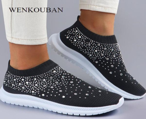 summer sneakers women flat shoes crystal fashion bling sneakers casual slip on sock trainers ladies vulcanize shoes basket femme 28635538, Black;white
summer sneakers women flat shoes crystal fashion bling sneakers casual slip on sock trainers ladies vulcanize shoes basket femme 28635538, Black;white