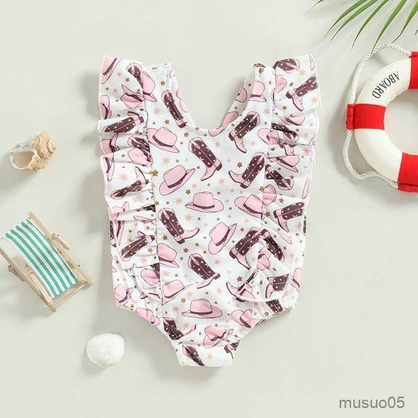 two-pieces baby girls romper swimsuit sleeveless round neck cartoon boots hat print vest summer beach girls swimwear, Blue
two-pieces baby girls romper swimsuit sleeveless round neck cartoon boots hat print vest summer beach girls swimwear, Blue