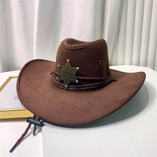 western cowboy hat, retro sheriff, sheriff's hat, men's and women's horseback riding, tourism, fishing, sun shading, sun prot, Blue;gray
western cowboy hat, retro sheriff, sheriff's hat, men's and women's horseback riding, tourism, fishing, sun shading, sun prot, Blue;gray