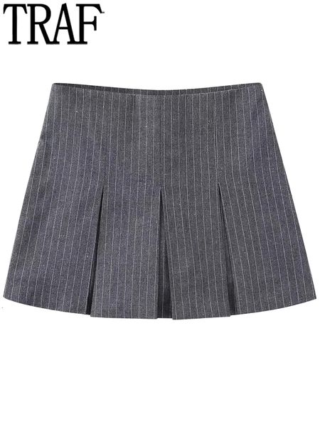 womens shorts traf grey pleated skirt women striped bermuda woman high waist casual mini harajuku fashion skort 230508, White;black
womens shorts traf grey pleated skirt women striped bermuda woman high waist casual mini harajuku fashion skort 230508, White;black
