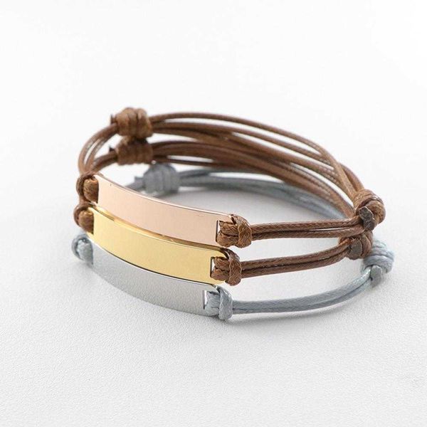 mirror polished titanium steel curved bracelets sheet leather rope woven bracelet stainless plate wax adjustable carrying strap, Golden;silver
mirror polished titanium steel curved bracelets sheet leather rope woven bracelet stainless plate wax adjustable carrying strap, Golden;silver