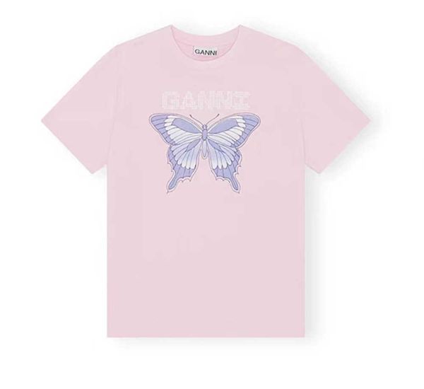 gan women designer t shirt new summer cotton short sleeve butterfly print round neck casual fashion, White
gan women designer t shirt new summer cotton short sleeve butterfly print round neck casual fashion, White