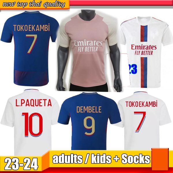 23 24 lyons soccer jerseys aouar tagliafico lyon maillot de foot tete ol home 4th blue football shirts 2023 2024 traore man kids equipment j, Black;yellow
23 24 lyons soccer jerseys aouar tagliafico lyon maillot de foot tete ol home 4th blue football shirts 2023 2024 traore man kids equipment j, Black;yellow