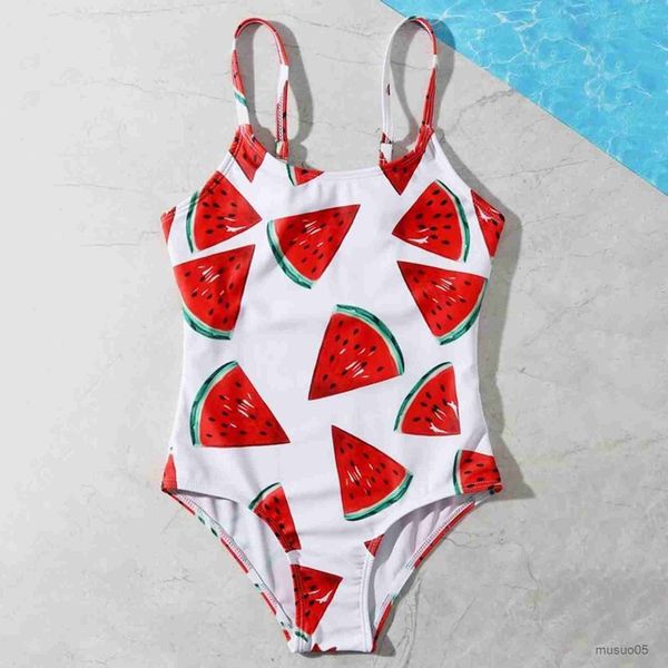 two-pieces girls' summer swimwear cute crisscross small watermelon printing one piece swimsuit swimming bathing suit monokini, Blue
two-pieces girls' summer swimwear cute crisscross small watermelon printing one piece swimsuit swimming bathing suit monokini, Blue