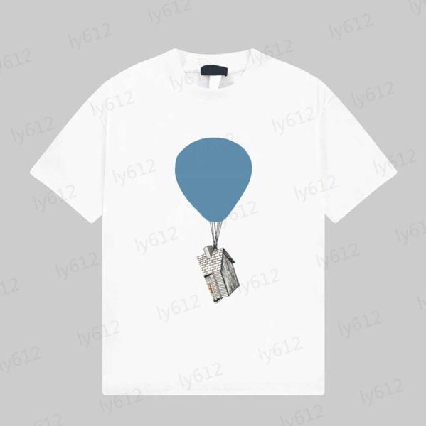 early spring designer mens t shirts white versatile loose casual luxury blue air balloon house printed short sleeve cotton t-shirt male clot, White;black
early spring designer mens t shirts white versatile loose casual luxury blue air balloon house printed short sleeve cotton t-shirt male clot, White;black