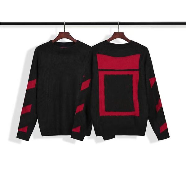 high version designer brand sweater offss long coat fashion gradual change arrow knitted sheep sweater women's luxury classic loose bod, White;black
high version designer brand sweater offss long coat fashion gradual change arrow knitted sheep sweater women's luxury classic loose bod, White;black