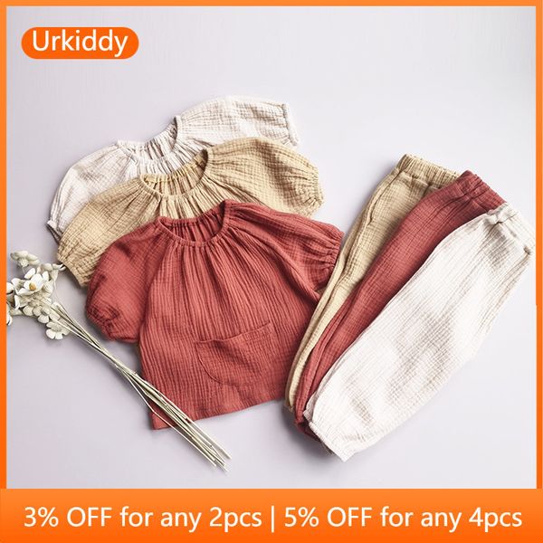 pajamas kids clothing sets 2pcs autumn children pajamas suit fall solid boys girls long sleeve trousers linen cotton outfits 230509, Blue;red
pajamas kids clothing sets 2pcs autumn children pajamas suit fall solid boys girls long sleeve trousers linen cotton outfits 230509, Blue;red