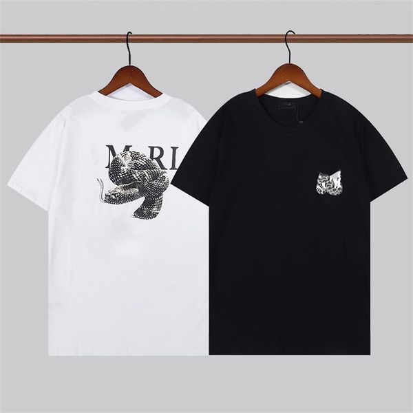 men's t-shirt luxury am print sequin letter cotton round neck couple fashion casual classic summer wear, Black;brown
men's t-shirt luxury am print sequin letter cotton round neck couple fashion casual classic summer wear, Black;brown
