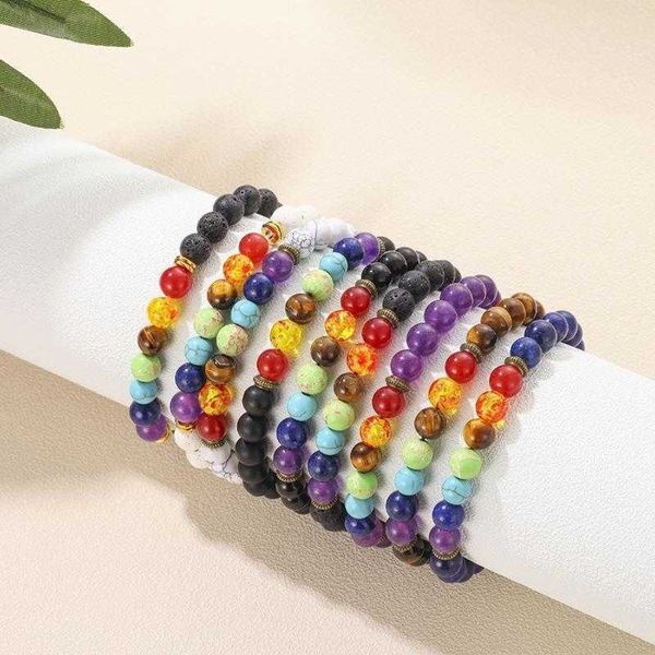 volcanic rock strands seven stone bracelet lapis lazuli wheel tiger eye adjustable woven yoga string beads, Black
volcanic rock strands seven stone bracelet lapis lazuli wheel tiger eye adjustable woven yoga string beads, Black