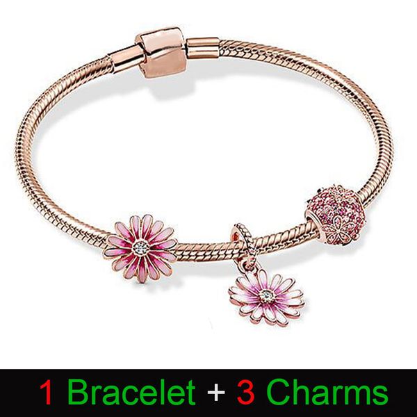 s925 silver color garden series charms bracelets fit original pandora beads diy for women designer bracelet set luxury jewelry gift, Golden;silver
s925 silver color garden series charms bracelets fit original pandora beads diy for women designer bracelet set luxury jewelry gift, Golden;silver