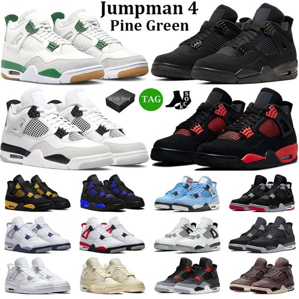 with box jumpman 4 basketball shoes men women 4s pine green black cat thunder military black midnight navy sail bred mens trainers sport sne
with box jumpman 4 basketball shoes men women 4s pine green black cat thunder military black midnight navy sail bred mens trainers sport sne