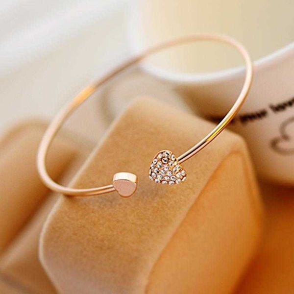 full diamond heart shaped love bracelet open gold plated double peach yiwu small jewelry, Golden;silver
full diamond heart shaped love bracelet open gold plated double peach yiwu small jewelry, Golden;silver